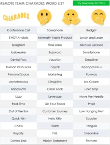remote-team-charades-word-list