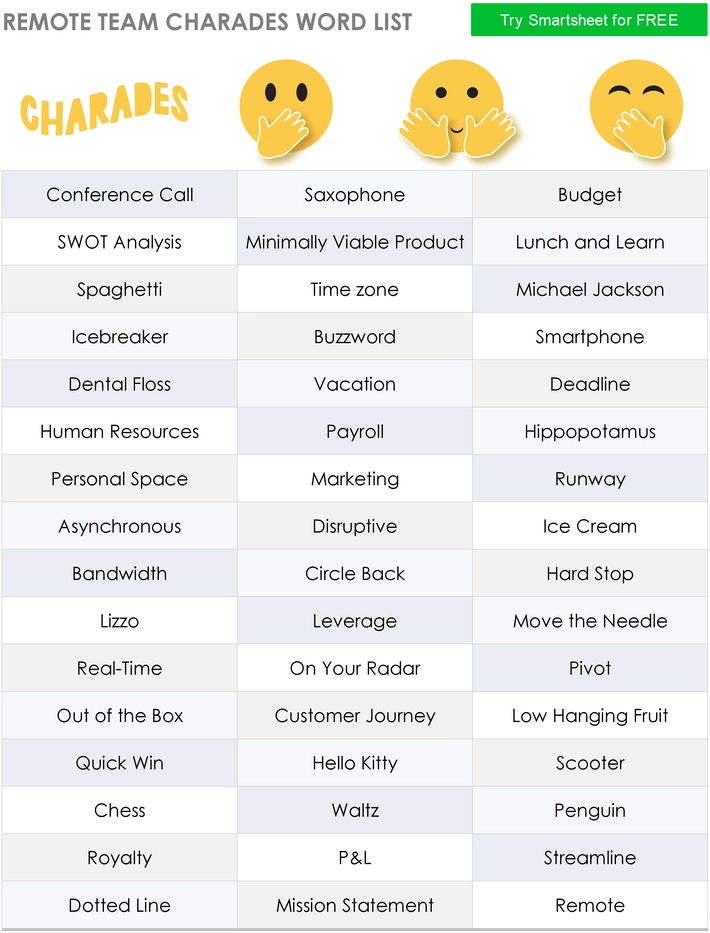 remote-team-charades-word-list