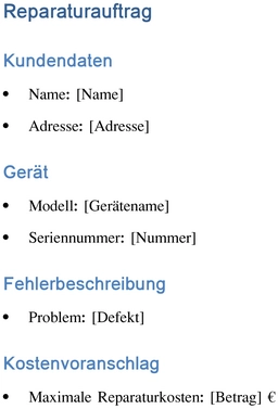 reparaturauftrag-vorlage-fuer-auftragsabwicklung