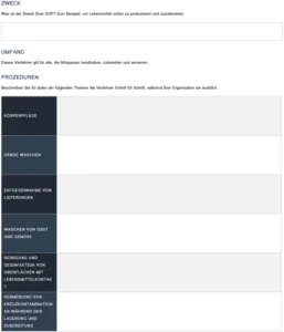 restaurant-standard-operating-procedure-vorlage