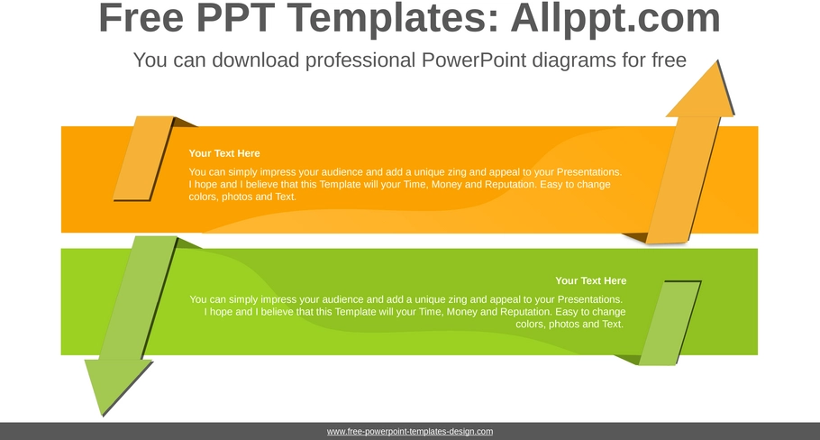 reverse-facing-arrow-banner-powerpoint-diagramm-vorlage