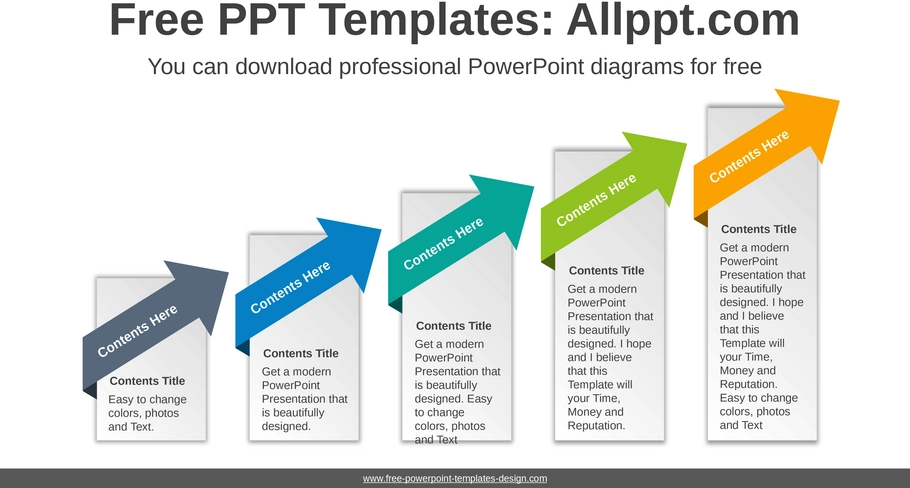 ribbon-arrow-staircase-powerpoint-diagramm
