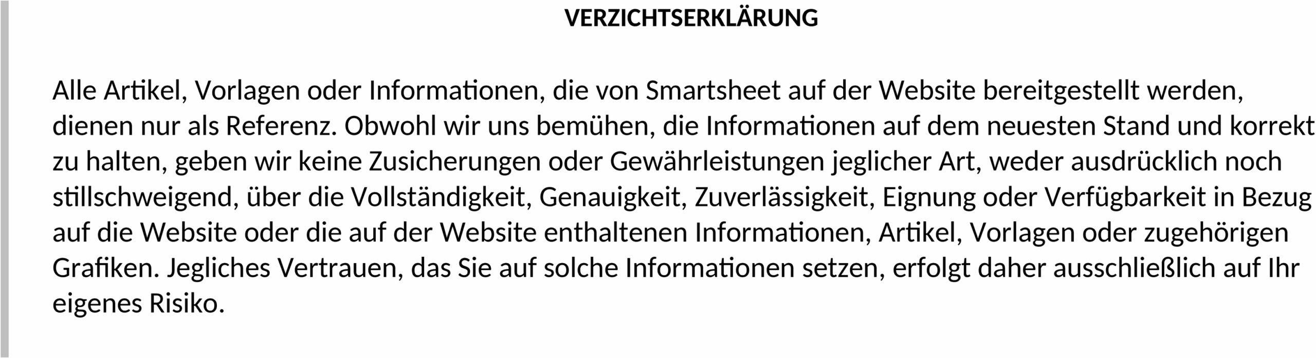 Risikomanagement-Matrix Word-Datei