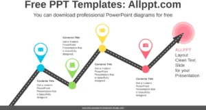 roadmap-arrow-powerpoint-diagramm-vorlage