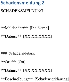 schadenmeldung-vorlage-fuer-dokumentation