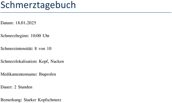 schmerztagebuch-dokumentation-schmerzen-gesundheit-unterstuetzung-therapie