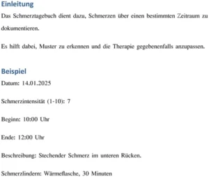 schmerztagebuch-dokumentation-therapie-anpassung
