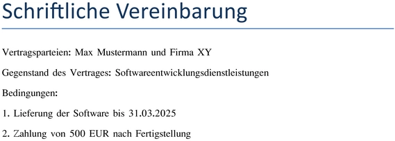schriftliche-vereinbarung-vorlage-fuer-vertraege