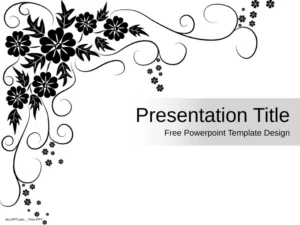 schwarzes-blumenmuster-powerpoint-praesentationen