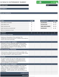 science-experiment-rubric-pdf