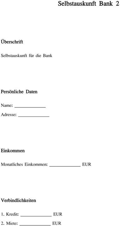 selbstauskunft-bank-vorlage-fuer-finanzanfragen