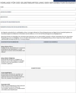selbstbeurteilung-der-mitarbeiterfaehigkeit-unterlagen