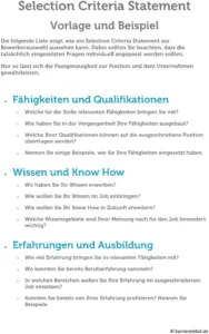 selection-criteria-statement-vorlage-pdf