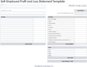 self-employed-profit-and-loss-vorlage