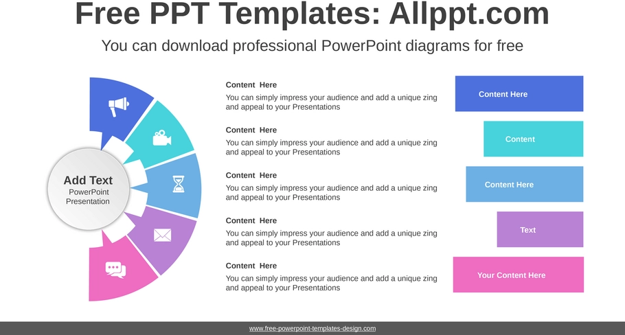 semi-doughnut-diagramm-powerpoint-vorlage