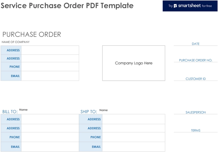 service-purchase-order-vorlage-fuer-bestellungen