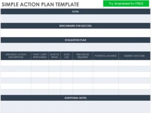 simple-action-plan-vorlage
