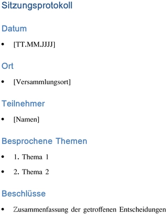 sitzungsprotokoll-vorlage-fuer-meeting-dokumentation