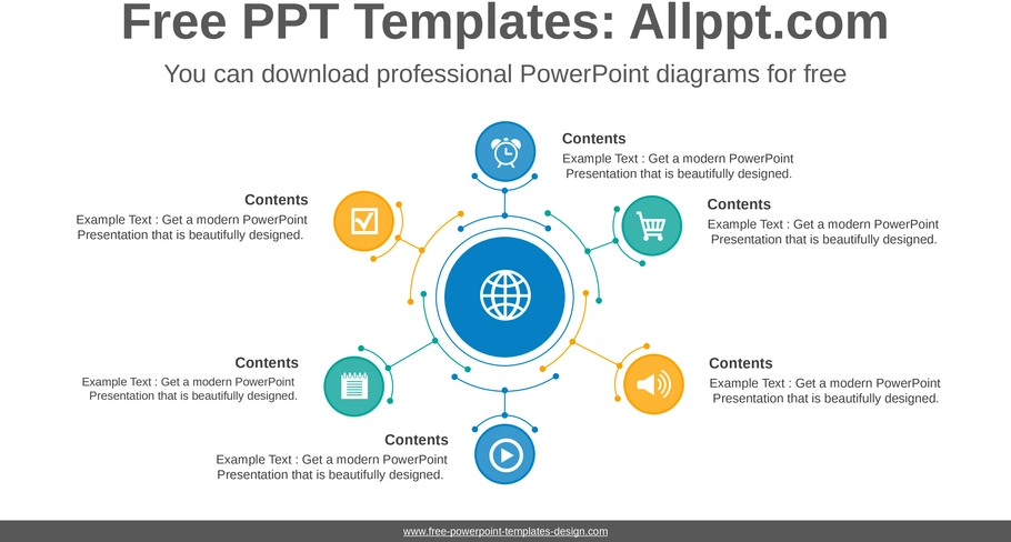 six-radial-circles-powerpoint-vorlage-fuer-prasentation