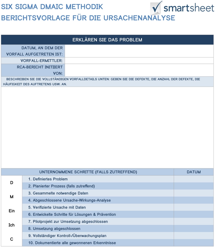 six-sigma-dmaic-methodik-ursachenanalyse-vorlage