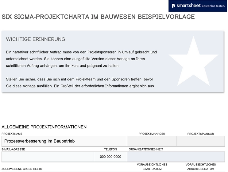 six-sigma-projektcharta-im-bauwesen-vorlage