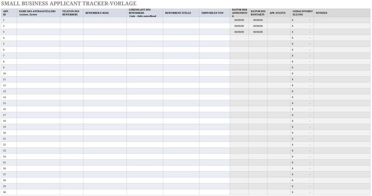 small-business-bewerber-tracker-vorlage