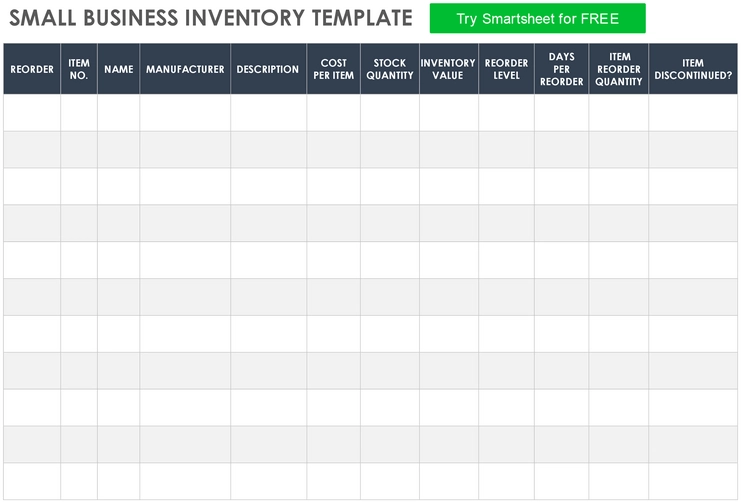 small-business-inventory-vorlage