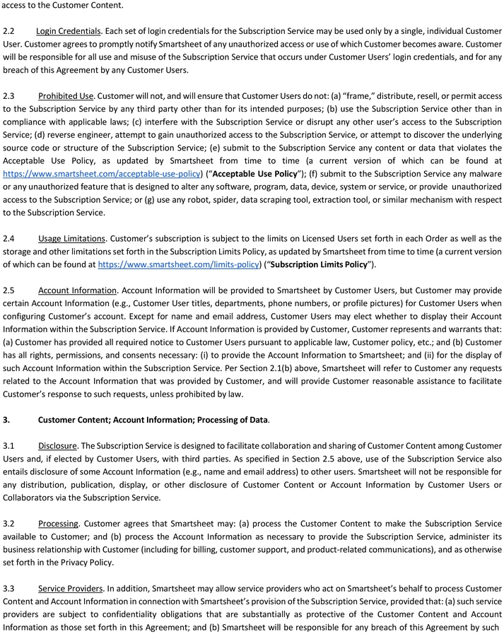 smartsheet-user-agreement-vorlage
