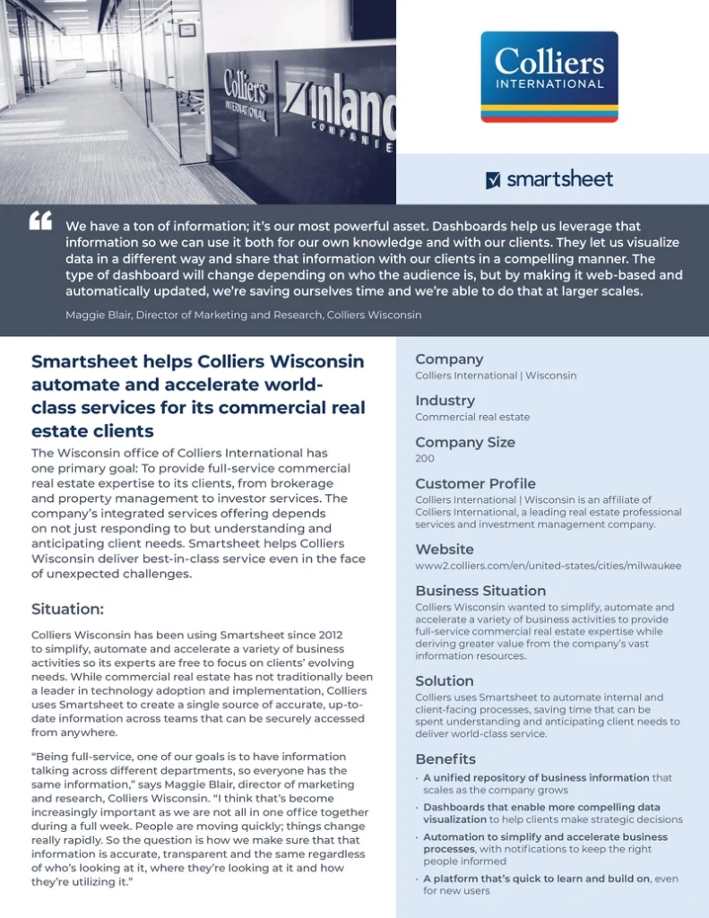 smartsheet-vorlage-colliers-wisconsin-fuer-projektmanagement