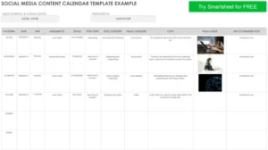social-media-content-calendar-vorlage