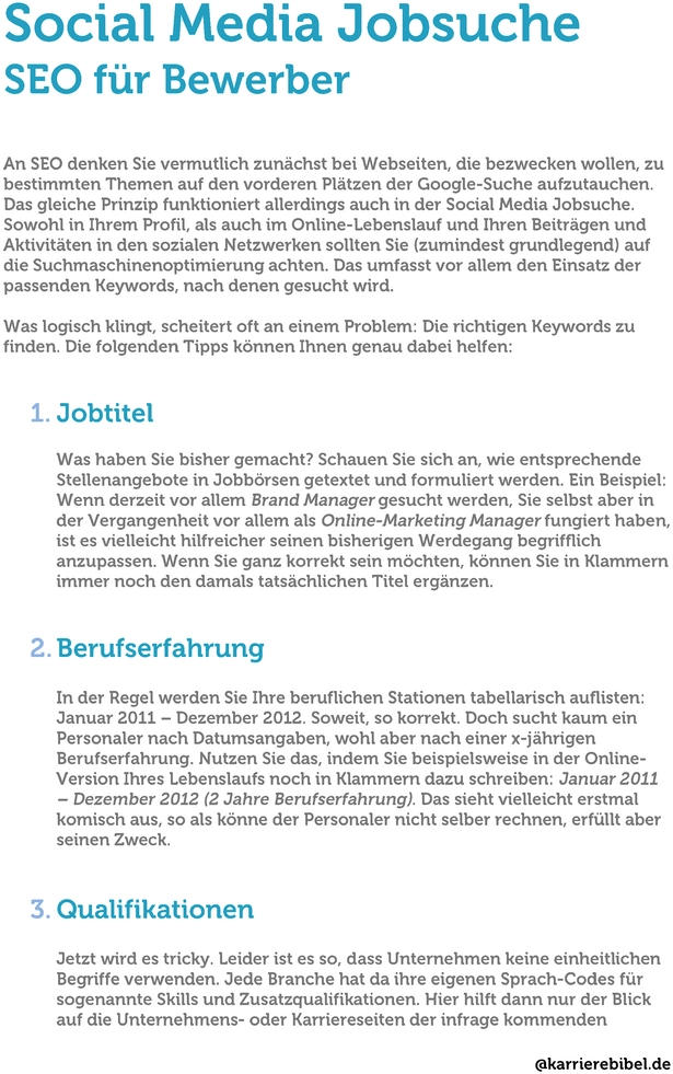 social-media-jobsuche-bewerbung-optimierung