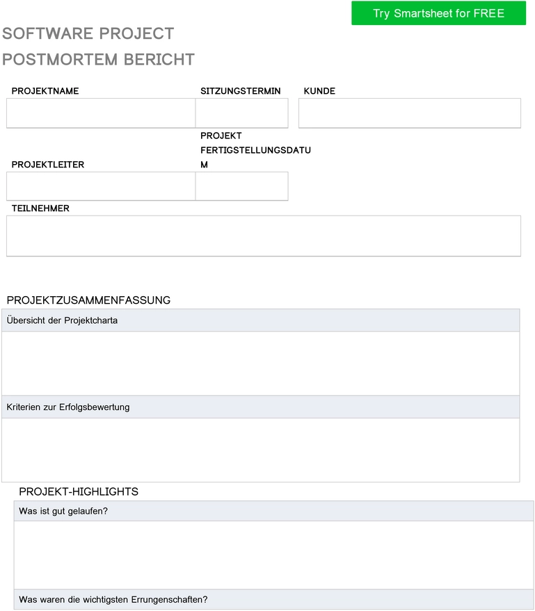 software-project-postmortem-bericht-vorlage
