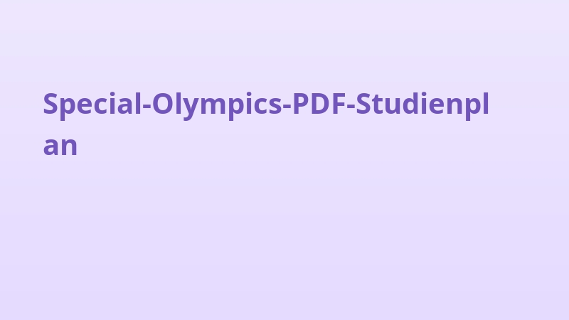 Special-Olympics-PDF-Studienplan