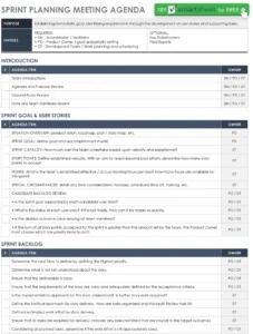 sprint-planungs-agenda-fuer-teamorganisation
