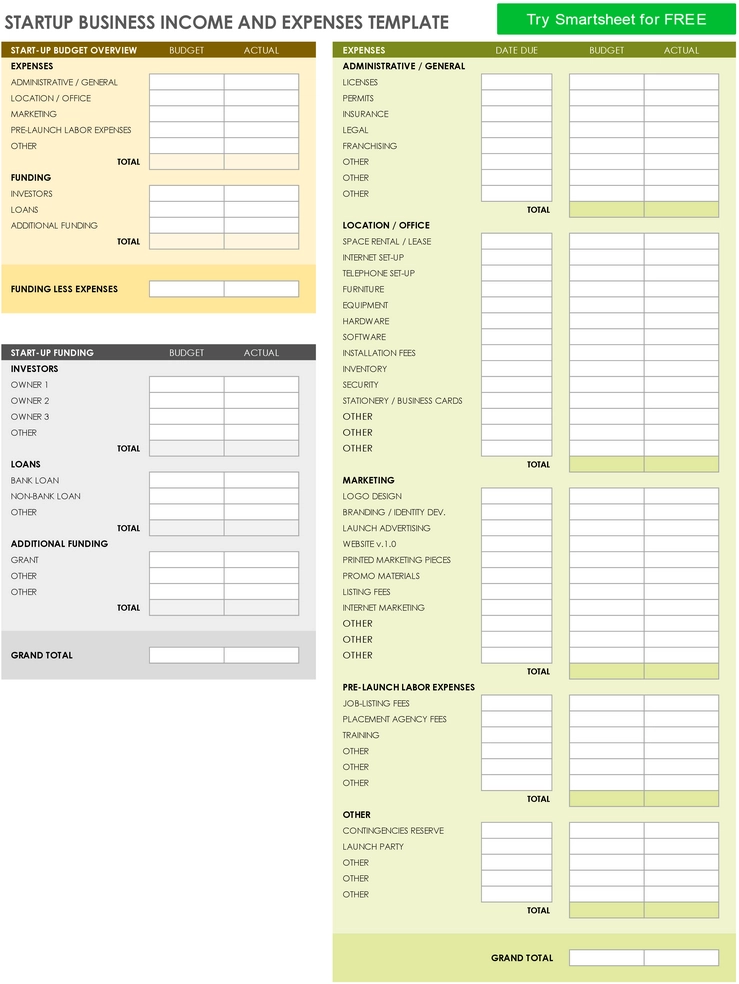 startup-business-income-and-expenses-vorlage