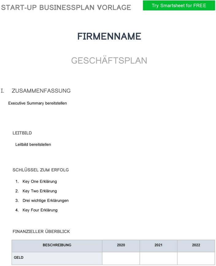 startup-businessplan-vorlage-gestalten