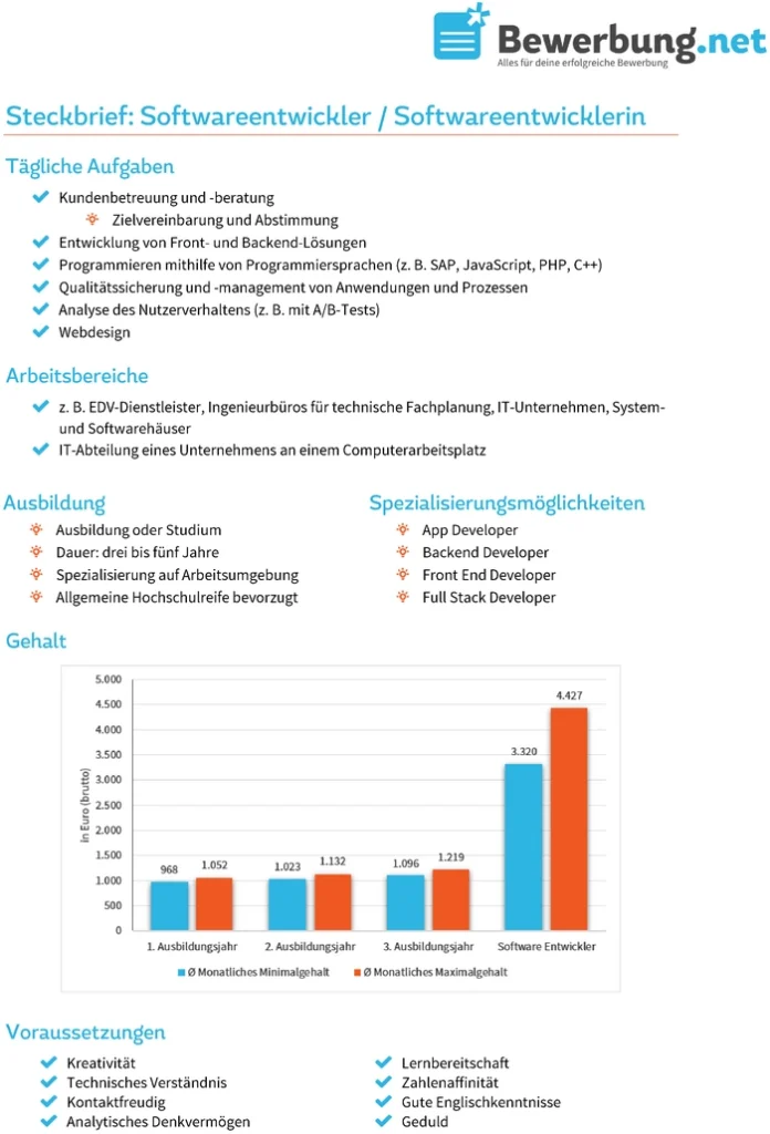 steckbrief-softwareentwickler-vorlage
