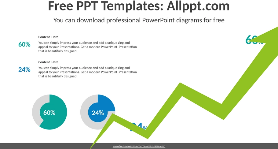 steigende-pfeile-donut-diagramme-powerpoint-vorlage.png