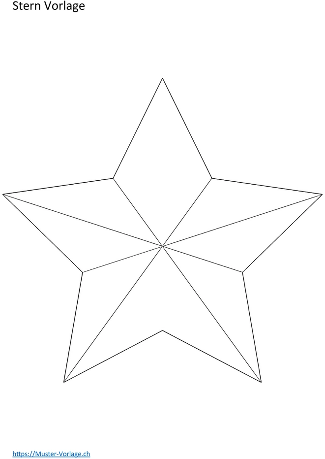 stern-vorlage-fuer-kreative-projekte