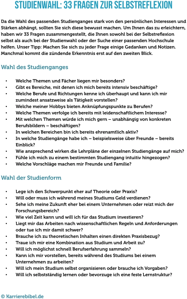 studienwahl-33-fragen-zur-selbstreflexion