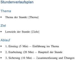 stundenverlaufsplan-fuer-unterrichtsplanung-und-lehrziele