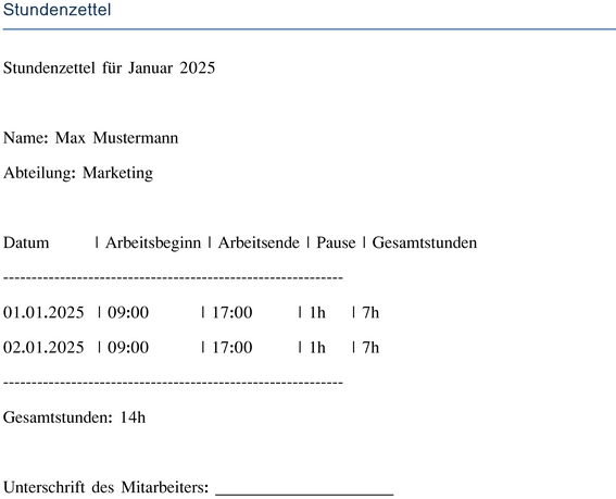 stundenzettel-fuer-januar-2025-arbeitszeiterfassung