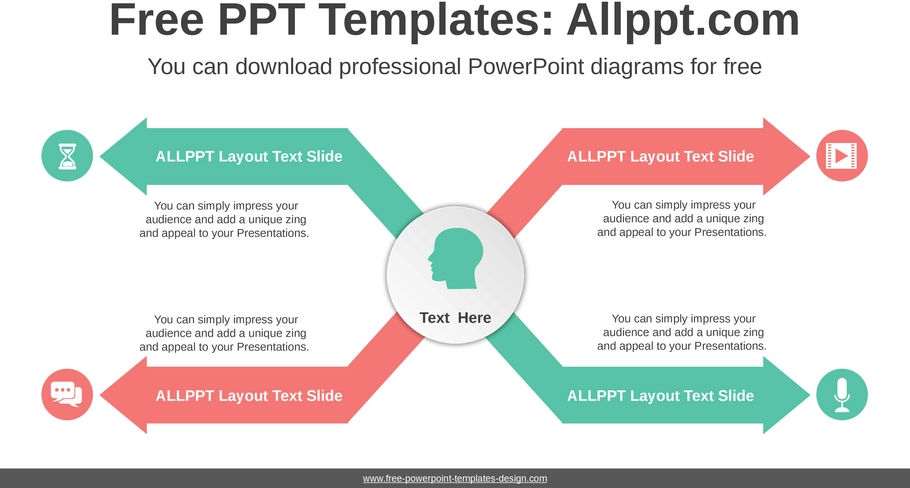 symmetrie-pfeile-powerpoint-vorlage-visualisierung
