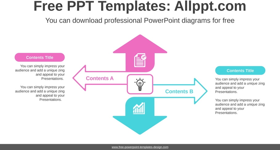 symmetrische-pfeile-powerpoint-vorlage