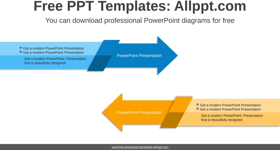 symmetrische-pfeile-powerpoint-vorlage
