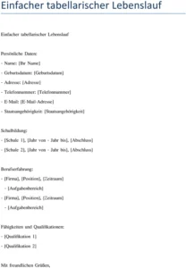 tabellarischer-lebenslauf-word-vorlage
