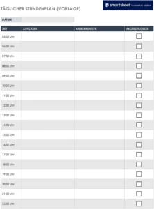 taeglicher-stundenplan-zeitmanagement