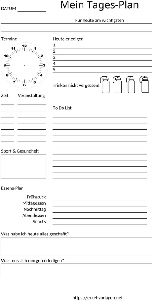 tages-planer-fuer-strukturierte-tagesorganisation