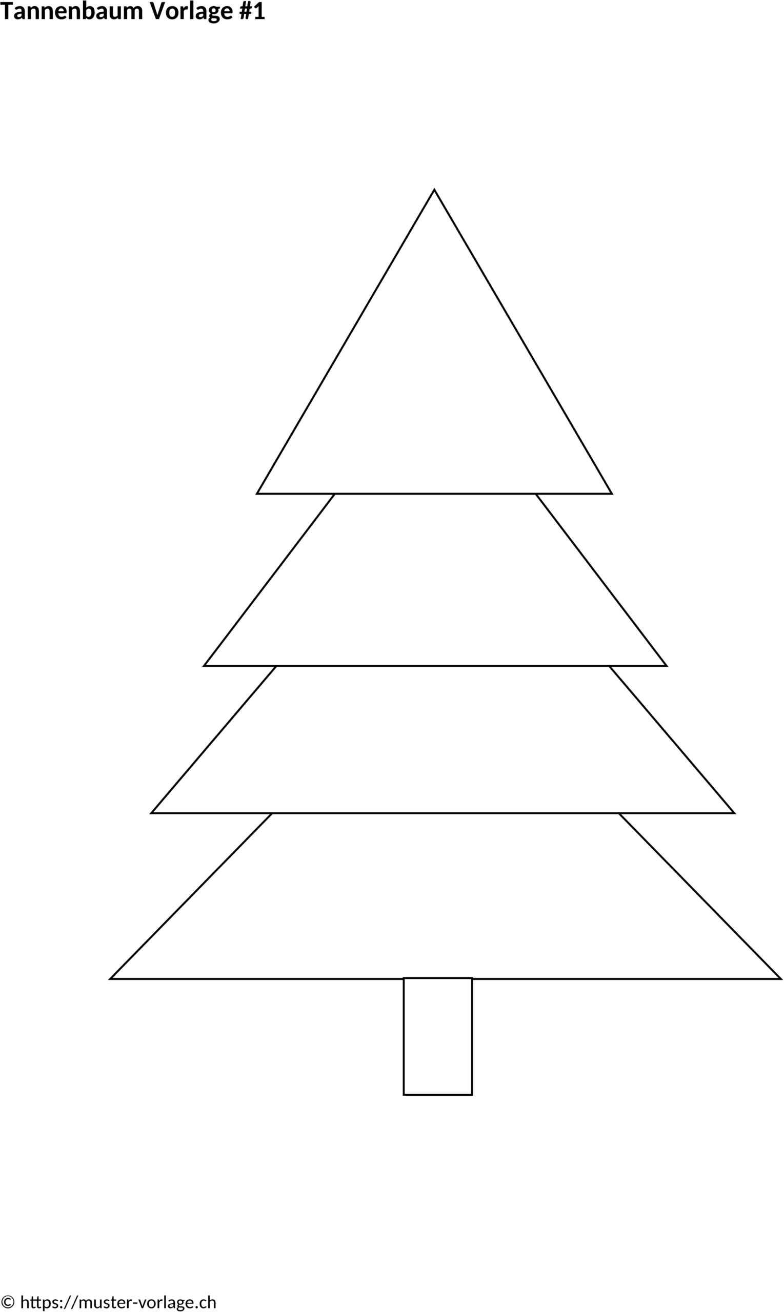 Word Tannenbaum-Vorlage