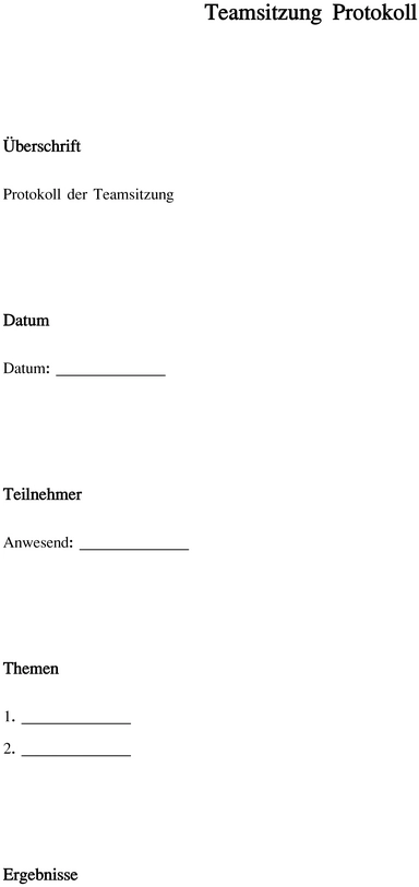 teamsitzung-protokoll-vorlage-mit-daten-und-ergebnissen